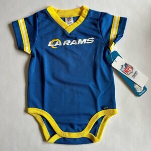 Gerber Los Angeles LA RAMS NFL Unisex Baby NFL Team Jersey Onesie Bodysuit *NWT*